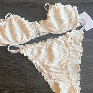 White Dippin Daisy Bikini